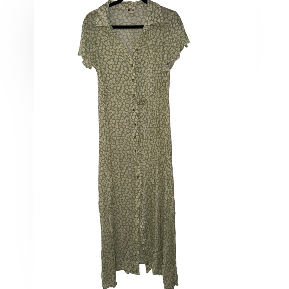 Billabong Green Floral Dress
